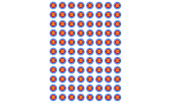 Produits de Normandie - 88 stickers 2cm - Sticker/autocollant