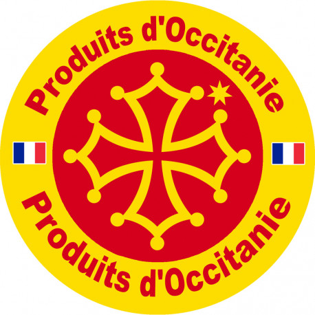 Produits d'Occitanie -  15cm - Sticker/autocollant
