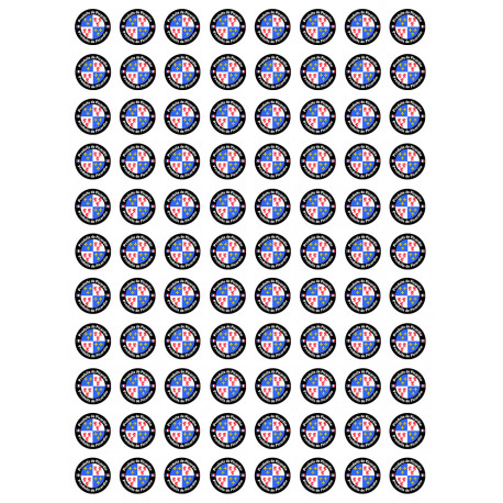 Produits Picardie - 88 stickers 2cm - Sticker/autocollant