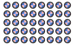 Produits Picardie - 40 stickers 2cm - Sticker/autocollant