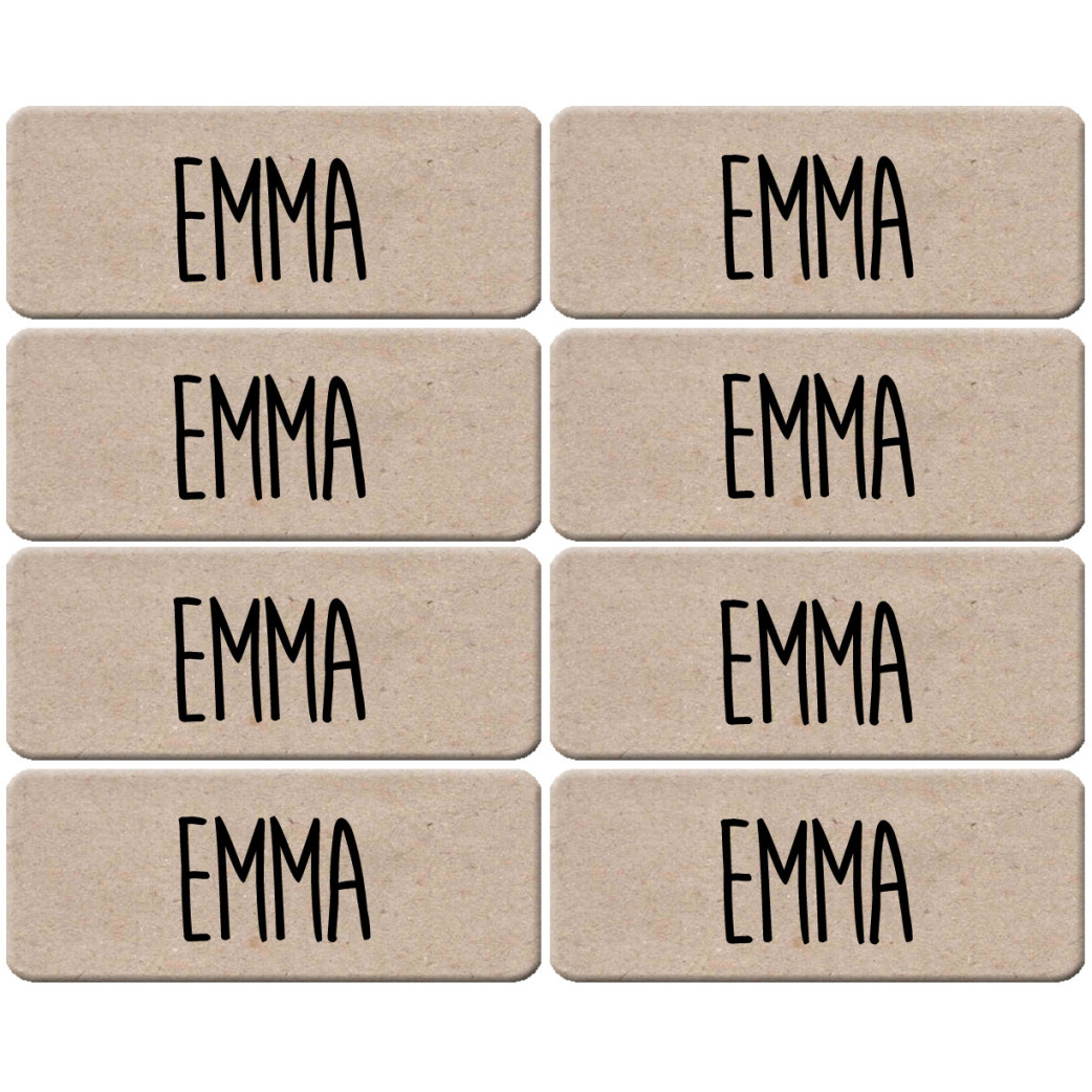 Prénom Emma - 8 stickers de 5x2cm - Sticker/autocollant