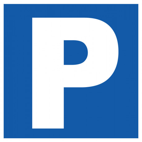 Parking - 15cm - Sticker/autocollant