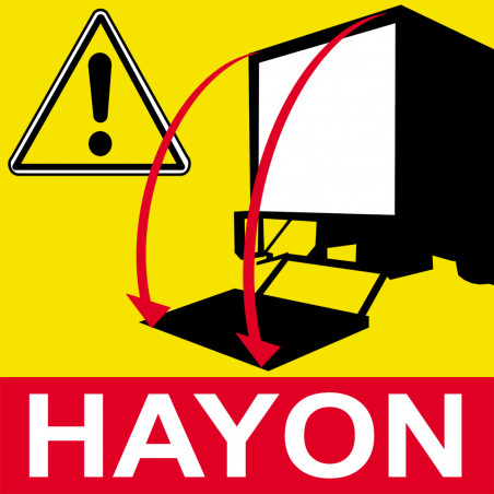 Hayon - 15cm - Sticker/autocollant Hayon - 15cm - Sticker/autocollant