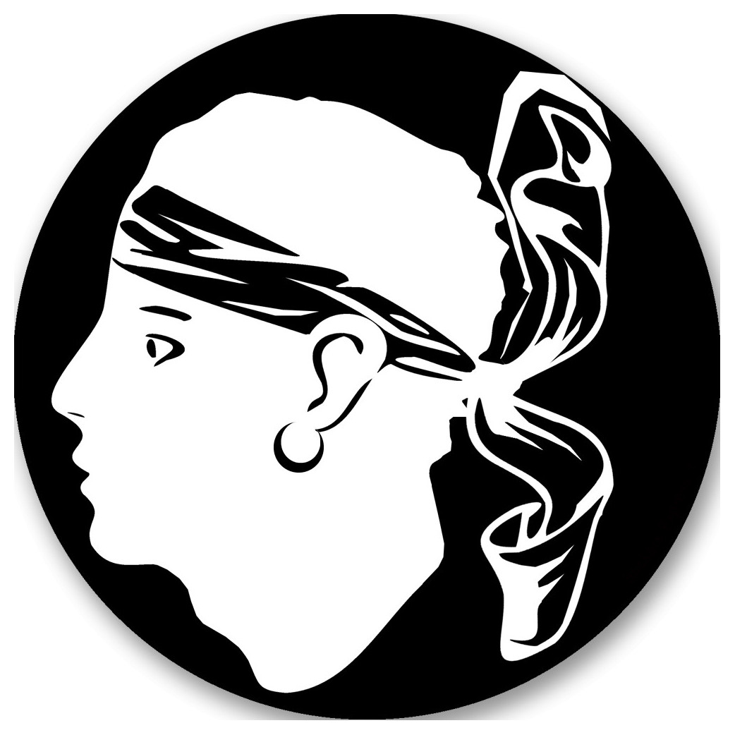 Corsica clair - 5cm - Sticker/autocollant