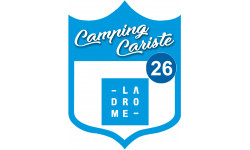 campingcariste Drôme 26 - 15x11.2cm - Sticker/autocollant