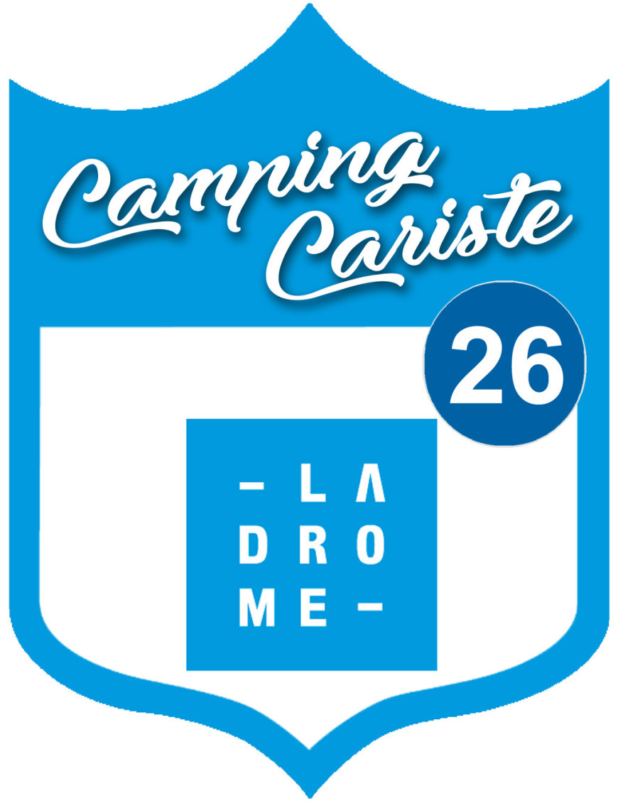 campingcariste Drôme 26 - 10x7.5cm - Sticker/autocollant