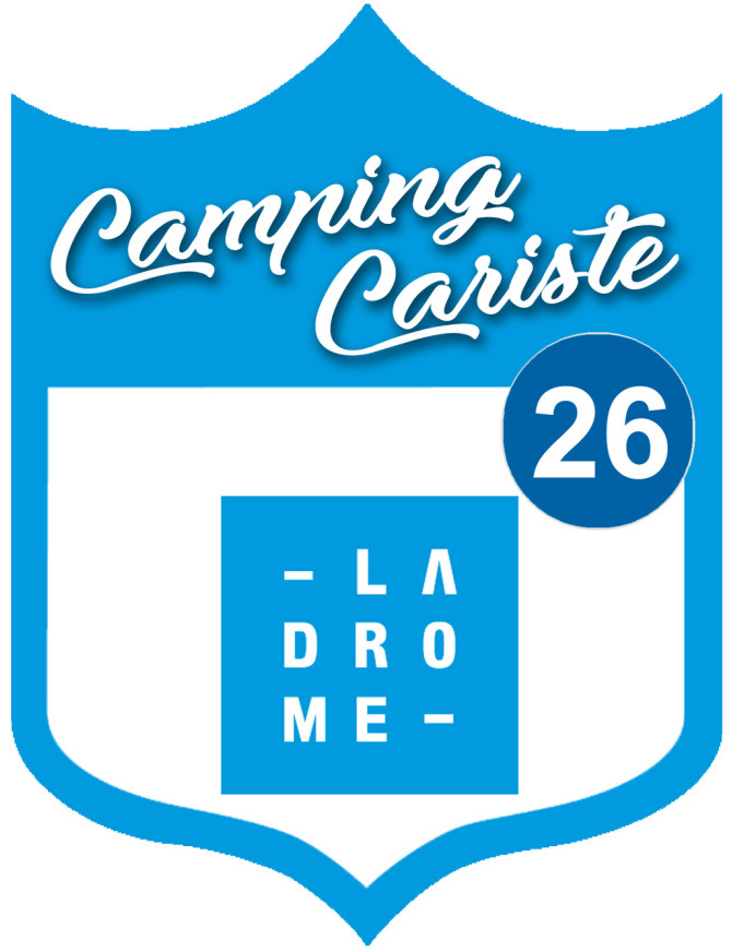 campingcariste Drôme 26 - 10x7.5cm - Sticker/autocollant