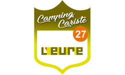 campingcariste l'Eure 27 - 15x11.2cm - Sticker/autocollant