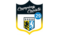 campingcariste Finistère 29 - 10x7.5cm - Sticker/autocollant