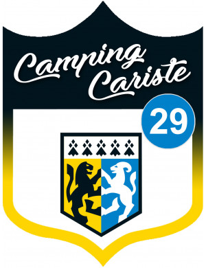 campingcariste Finistère 29 - 10x7.5cm - Sticker/autocollant