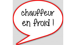 Autocollants : chauffeur en froid