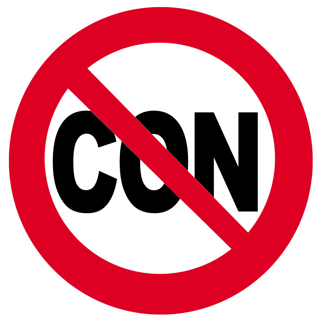 Interdit au con - 5cm - Sticker/autocollant