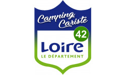 campingcariste Loire 42 - 15x11.2cm - Sticker/autocollant