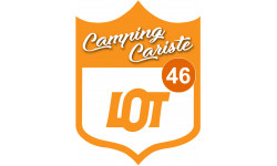 campingcariste Lot 46 - 15x11.2cm - Sticker/autocollant