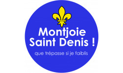 Montjoie Saint Denis - 15cm - Sticker/autocollant
