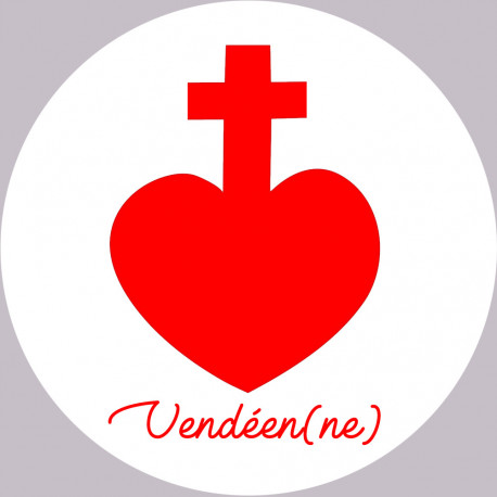 Vendéen(ne) - 5cm - Sticker/autocollant
