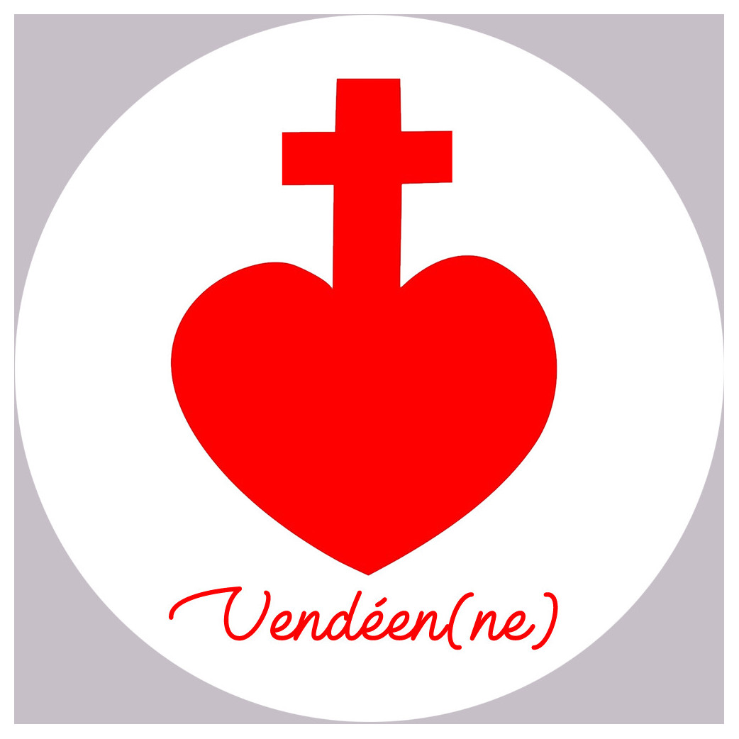 Vendéen(ne) - 10cm - Sticker/autocollant