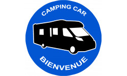 bienvenue aux camping car - 10cm - Sticker/autocollant