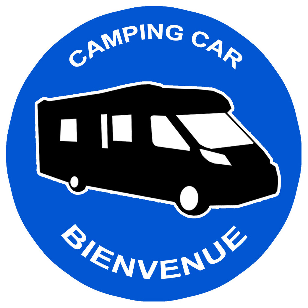bienvenue aux camping car - 5cm - Sticker/autocollant