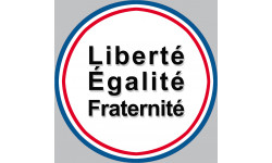 Liberté Égalité Fraternité - 10cm - Sticker/autocollant