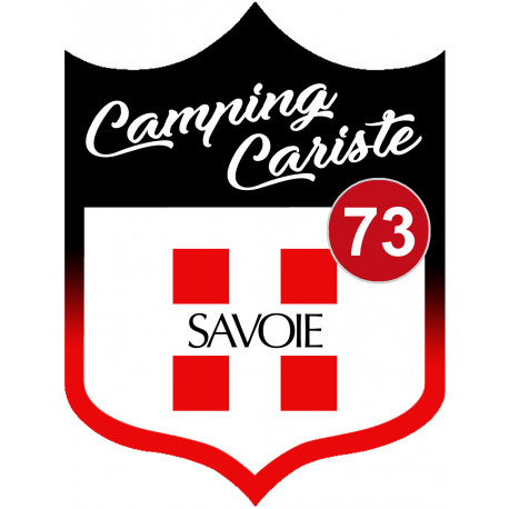 campingcariste Savoie 73 - 15x11.2cm - Sticker/autocollant