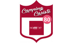 campingcariste Somme 80 - 20x15cm - Sticker/autocollant