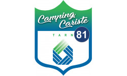 campingcariste Tarn 81 - 20x15cm - Sticker/autocollant