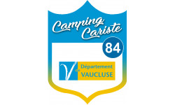 campingcariste Vaucluse 84 - 15x11.2cm - Sticker/autocollant