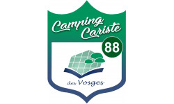 Campingcariste Vosges 88 - 10x7.5cm - Sticker/autocollant
