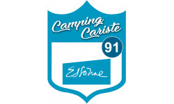 campingcariste Essonne 91 - 15x11.2cm - Sticker/autocollant