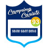 Campingcariste Seine Saint Denis 93 - 10x7.5cm - Sticker/autocollant