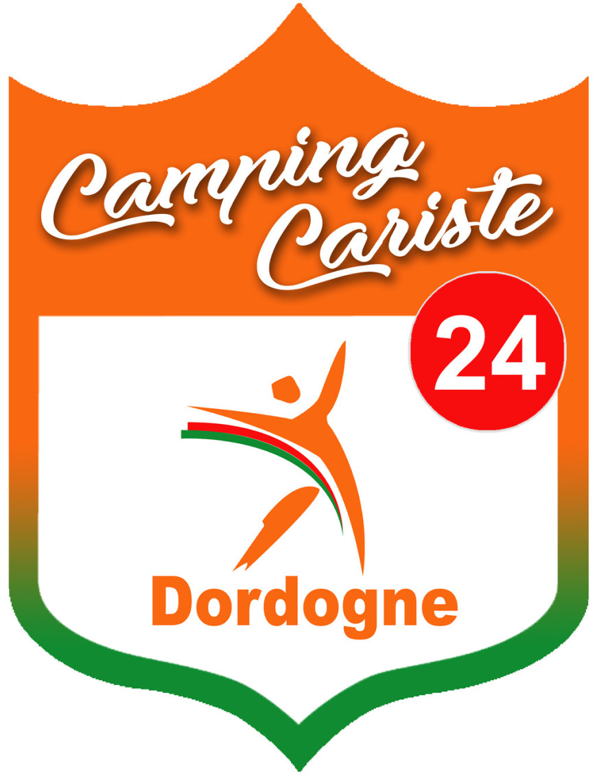 Campingcariste Dordogne 24 - 10x7.5cm - Sticker/autocollant