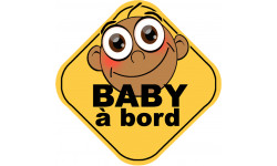 Sticker / autocollant : Baby a bord d'origine du sud - 10cm