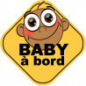 Baby à bord d'origine du sud - 15cm - Sticker/autocollant