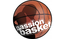 Sticker / autocollant : passion Basket - 20cm