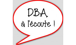 Autocollants : DBA à l'écoute