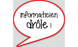 Autocollants : informaticien drôle