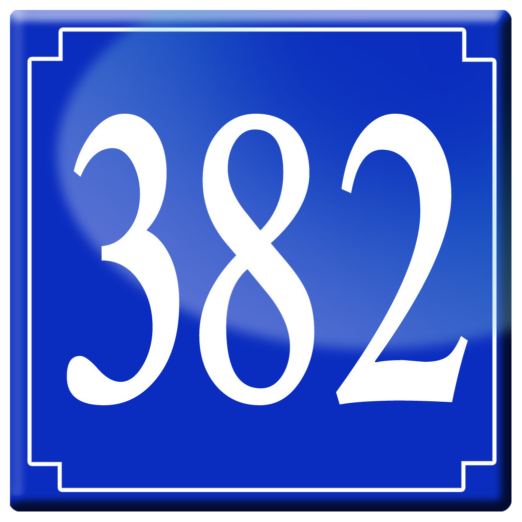 numéroderue382 classique - 10cm - Sticker/autocollant