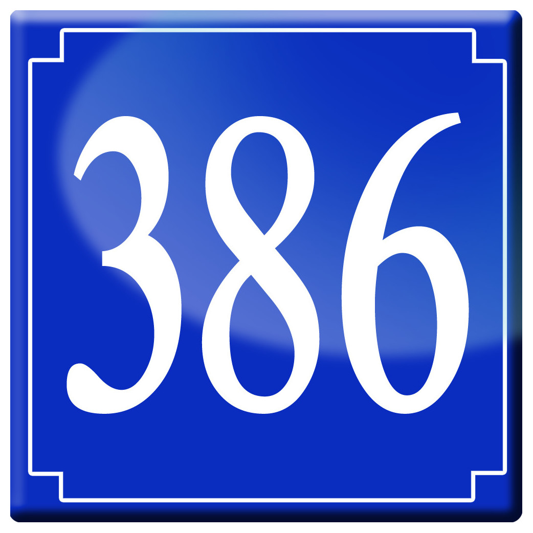 numéroderue386 classique - 10cm - Sticker/autocollant