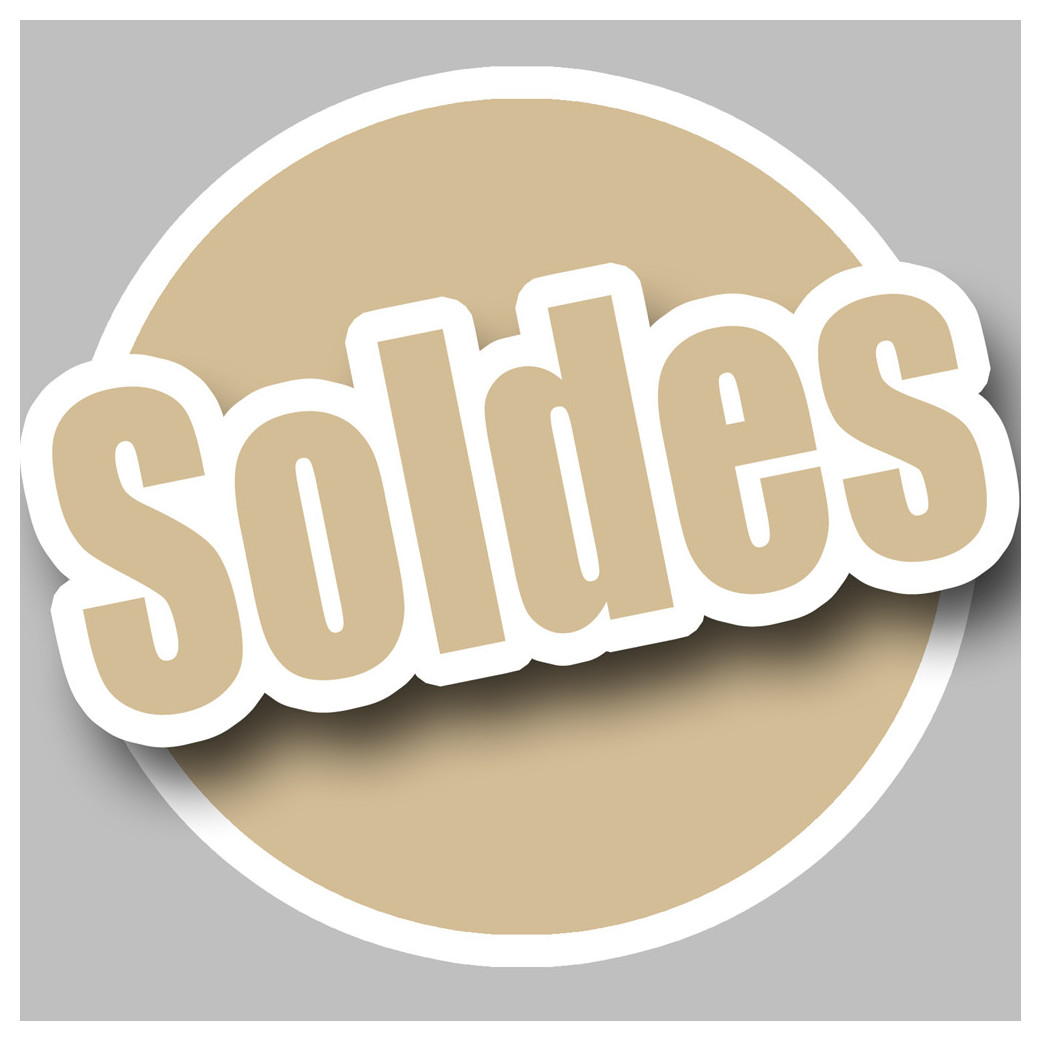 solde couleur imitation OR - 10cm - Sticker/autocollant