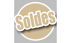 solde couleur imitation OR - 10cm - Sticker/autocollant