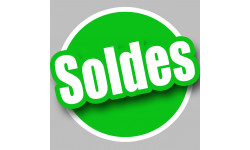 solde VERT - 10cm - Sticker/autocollant