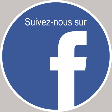 Facebook - 5cm - Sticker/autocollant