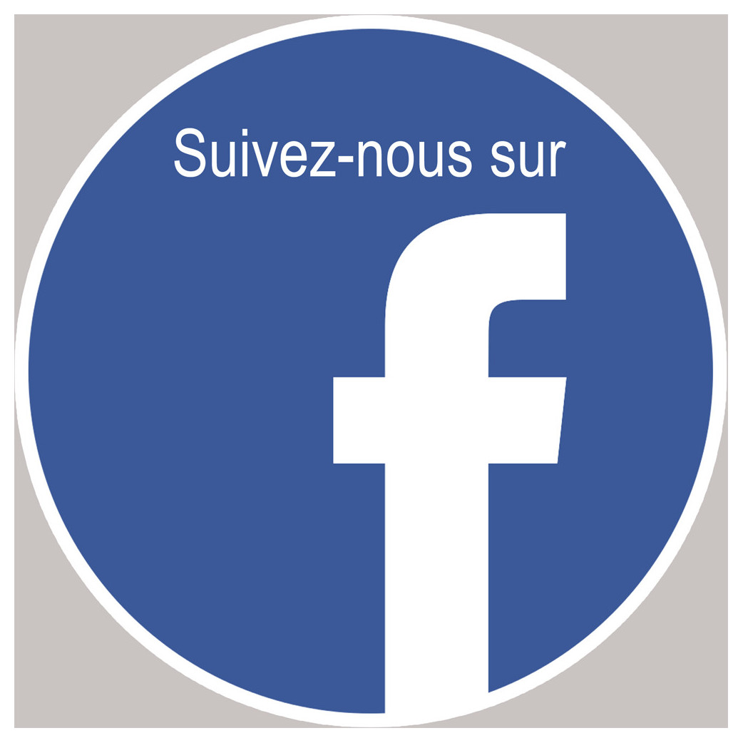 Facebook - 15cm - Sticker/autocollant