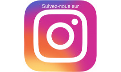instagram - 20cm - Sticker/autocollant