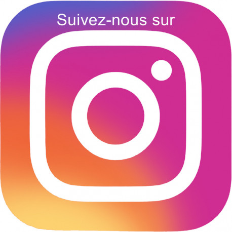 instagram - 20cm - Sticker/autocollant
