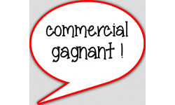 Autocollants : commercial gagnant