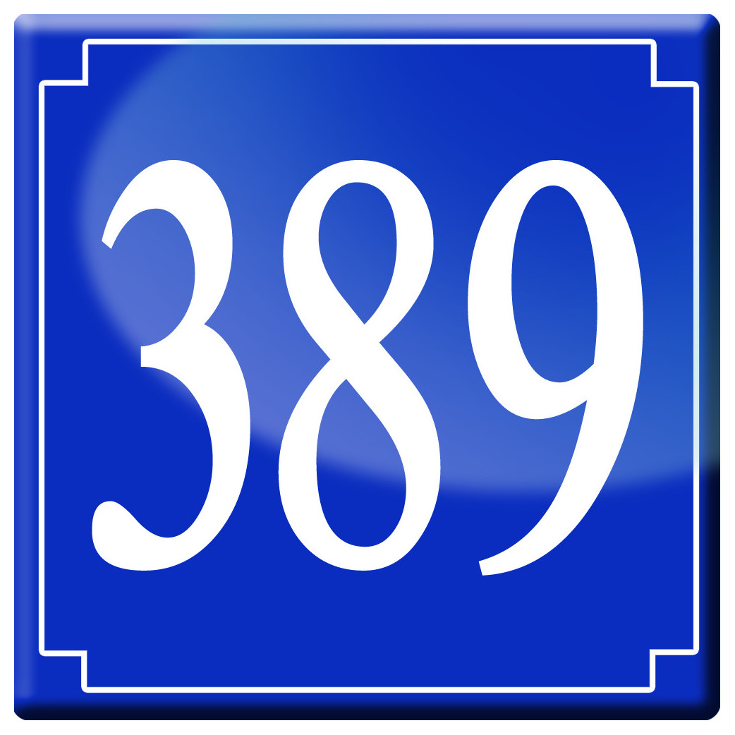 numéroderue389 classique - 10cm - Sticker/autocollant