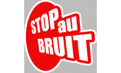 stop au bruit - 2 stickers de 5cm - Sticker/autocollant