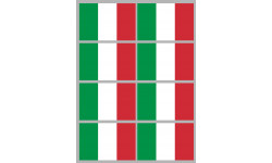 Stickers / autocollants drapeau Italie